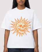 Mockup Boxy Heavyweight Tee White female close-up 04