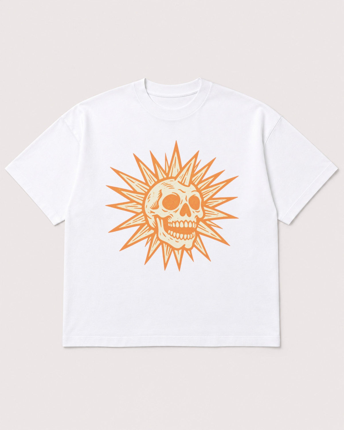 Mockup Boxy Heavyweight Tee White product