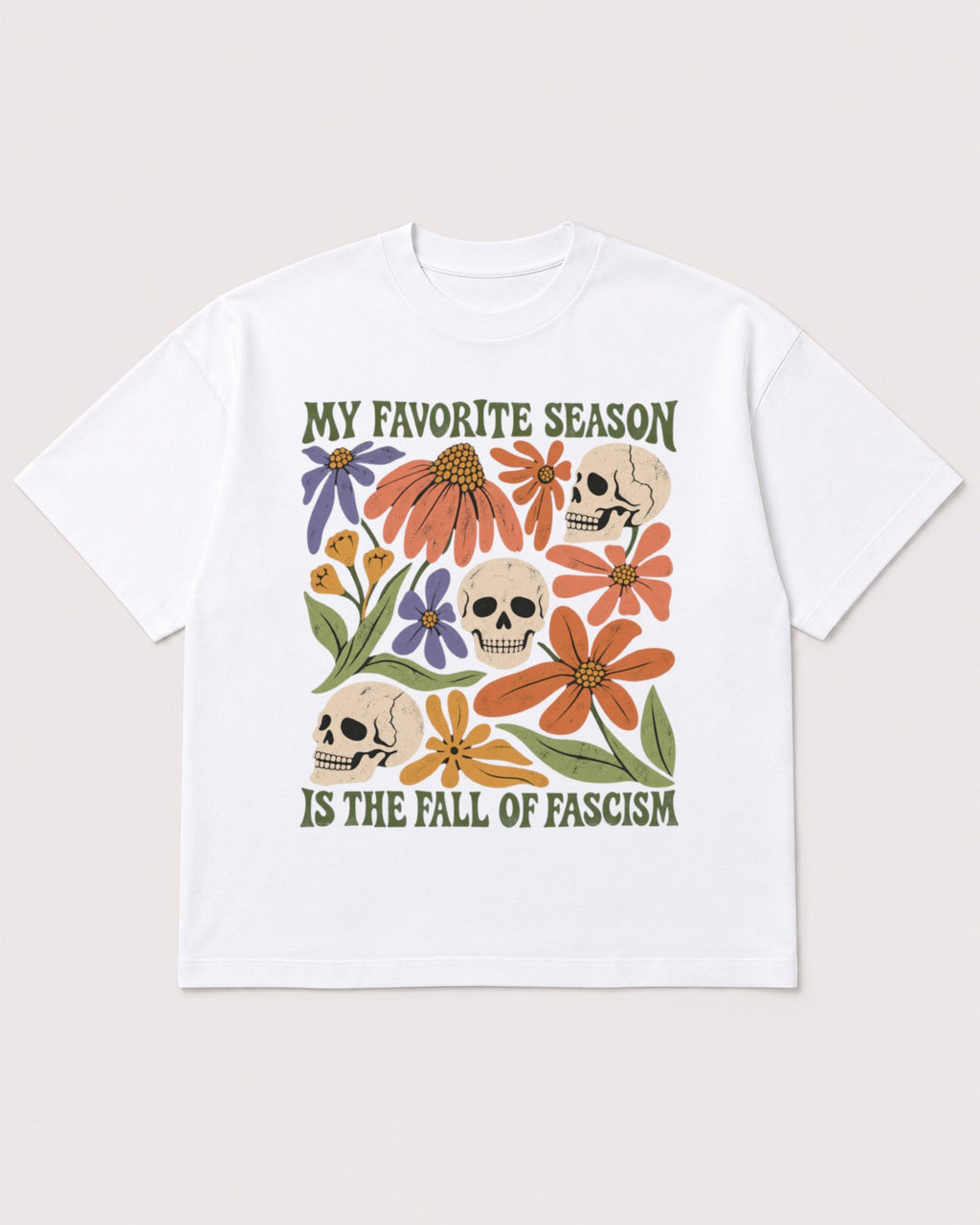 Mockup Boxy Heavyweight Tee White product