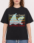 Mockup Boxy Heavyweight Tee Black female close-up 09