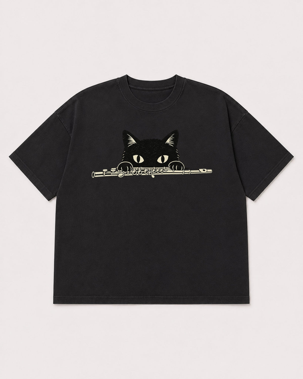 Mockup Boxy Heavyweight Tee Black product