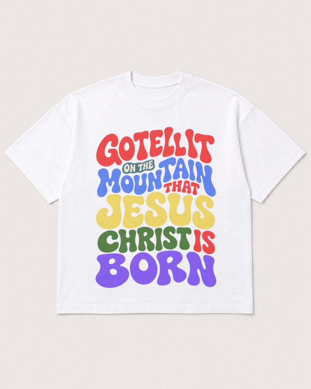 Mockup Boxy Heavyweight Tee White product
