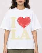 Mockup Boxy Heavyweight Tee White female close-up 02