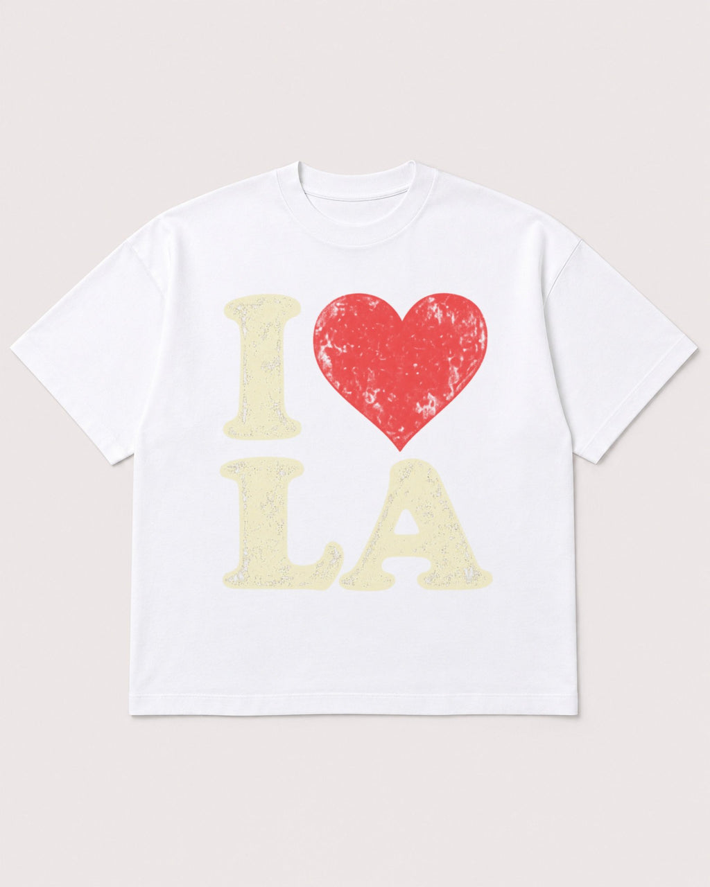 Mockup Boxy Heavyweight Tee White product