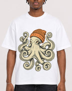 Mockup Boxy Heavyweight Tee White male close-up 05