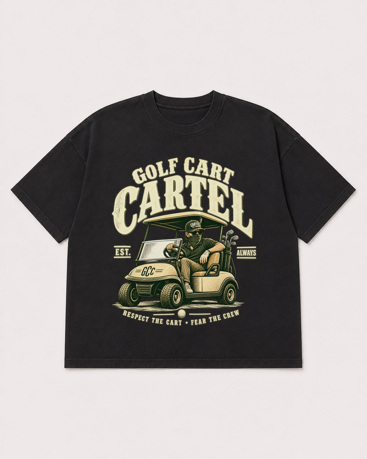 Mockup Boxy Heavyweight Tee Black product
