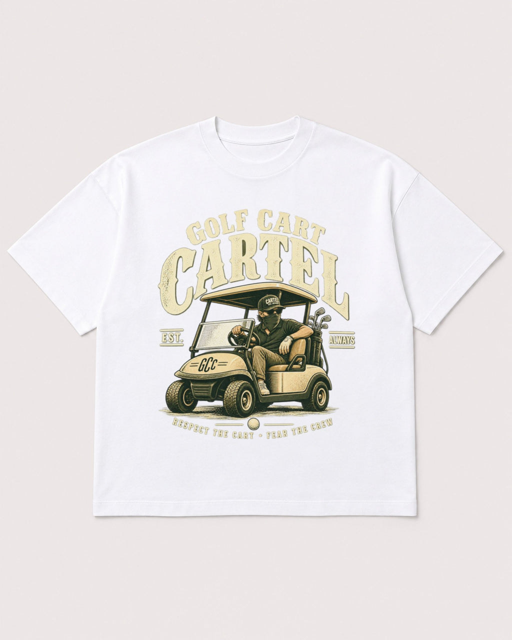 Mockup Boxy Heavyweight Tee White product