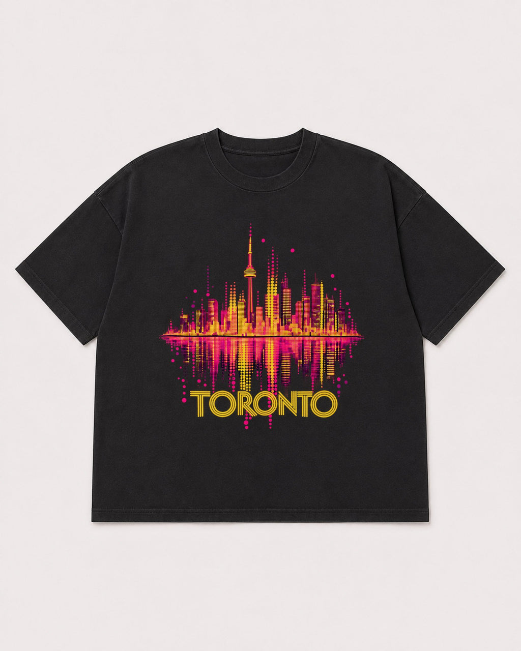 Mockup Boxy Heavyweight Tee Black product