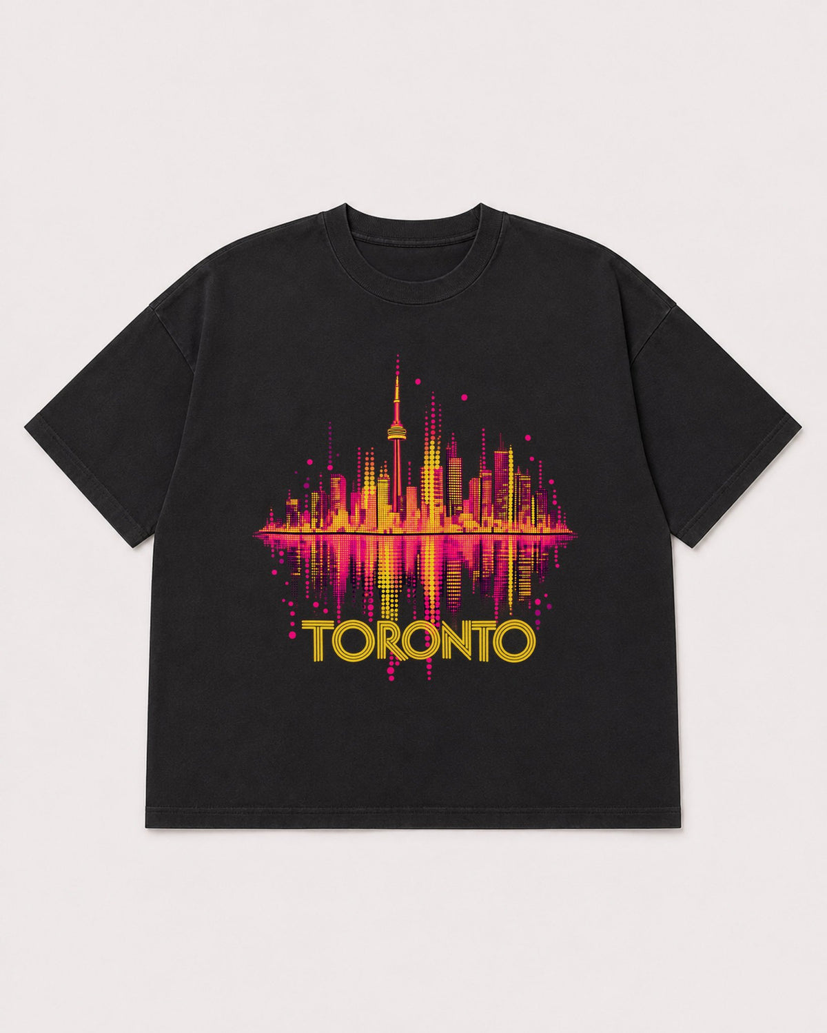 Mockup Boxy Heavyweight Tee Black product