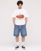 Mockup Boxy Heavyweight Tee White male full-body 03