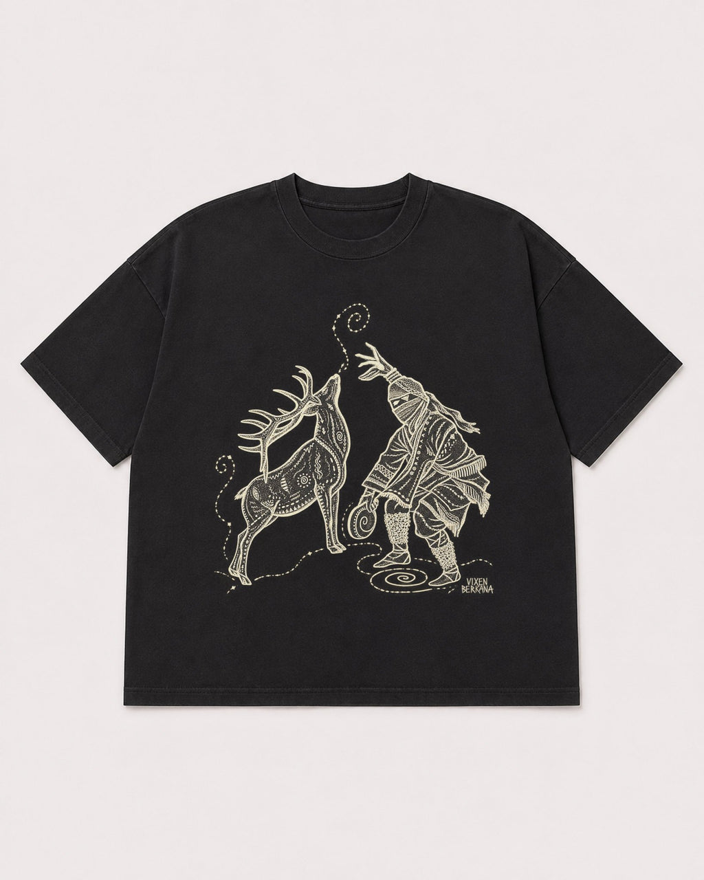 Mockup Boxy Heavyweight Tee Black product