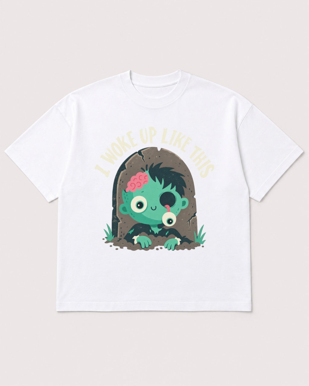 Mockup Boxy Heavyweight Tee White product
