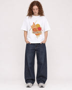 Mockup Boxy Heavyweight Tee White female full-body 09
