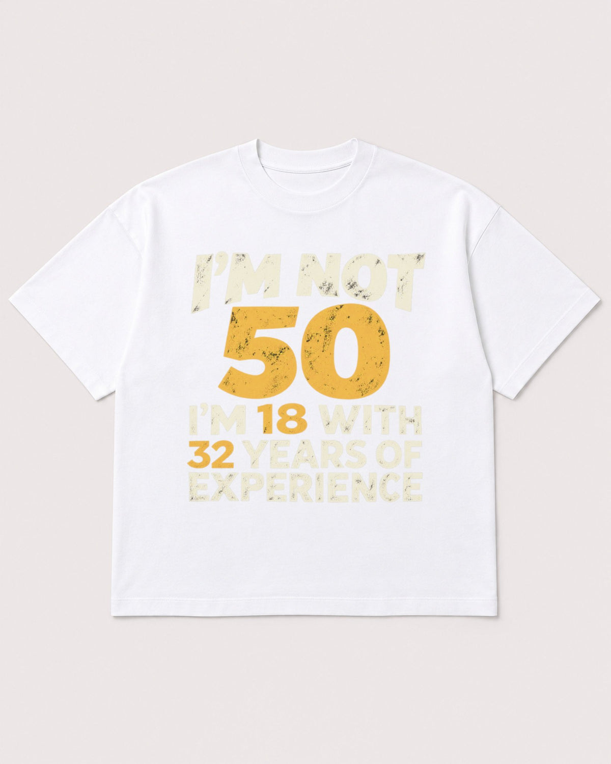 Mockup Boxy Heavyweight Tee White product