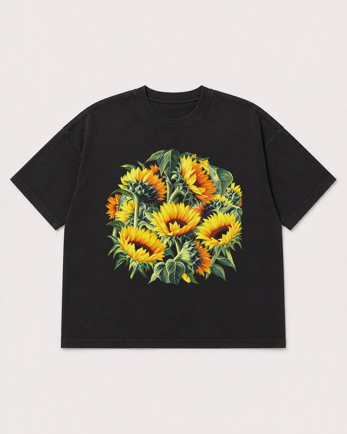 Mockup Boxy Heavyweight Tee Black product