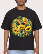 Mockup Boxy Heavyweight Tee Black male close-up 05