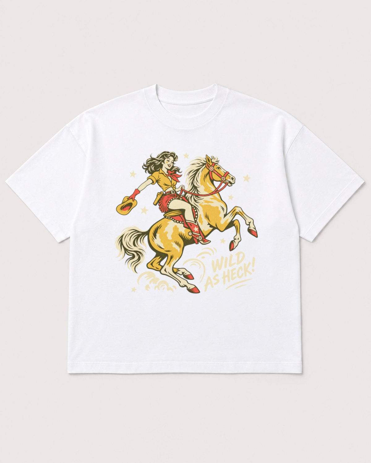 Mockup Boxy Heavyweight Tee White product