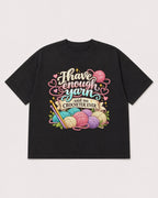 Mockup Boxy Heavyweight Tee Black product