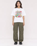 Mockup Boxy Heavyweight Tee White female full-body 02