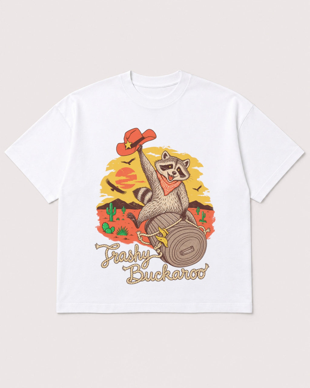 Mockup Boxy Heavyweight Tee White product