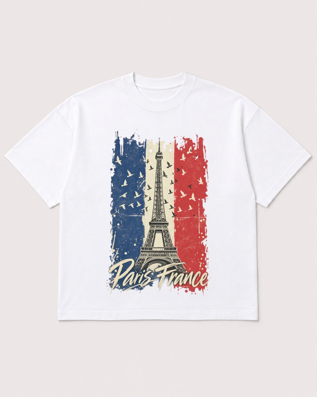 Mockup Boxy Heavyweight Tee White product