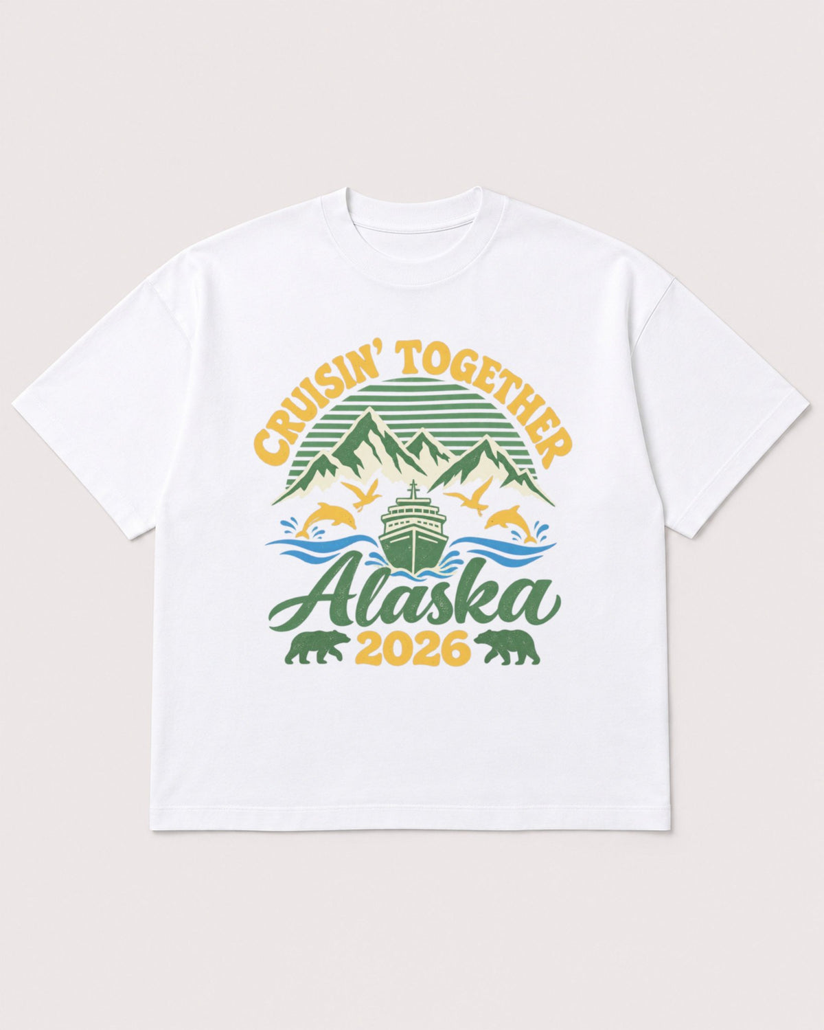 Mockup Boxy Heavyweight Tee White product