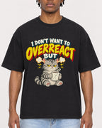 Mockup Boxy Heavyweight Tee Black male close-up 05