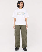 Mockup Boxy Heavyweight Tee White female full-body 32
