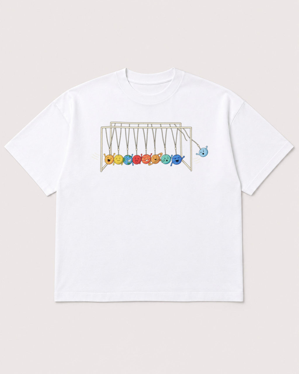 Mockup Boxy Heavyweight Tee White product