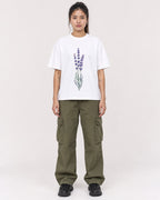 Mockup Boxy Heavyweight Tee White female full-body 42