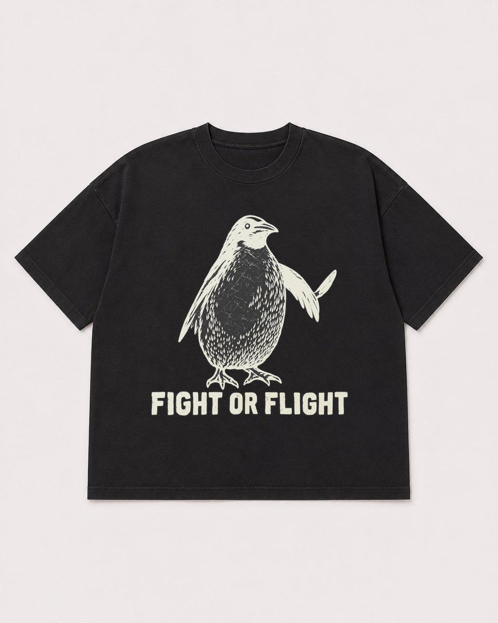 Mockup Boxy Heavyweight Tee Black product