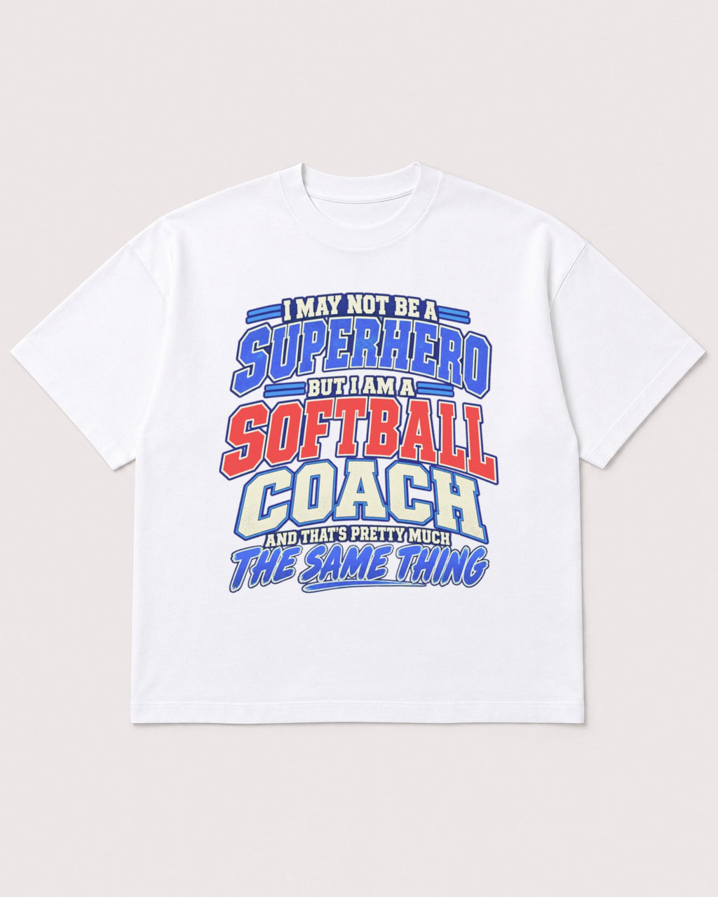 Mockup Boxy Heavyweight Tee White product