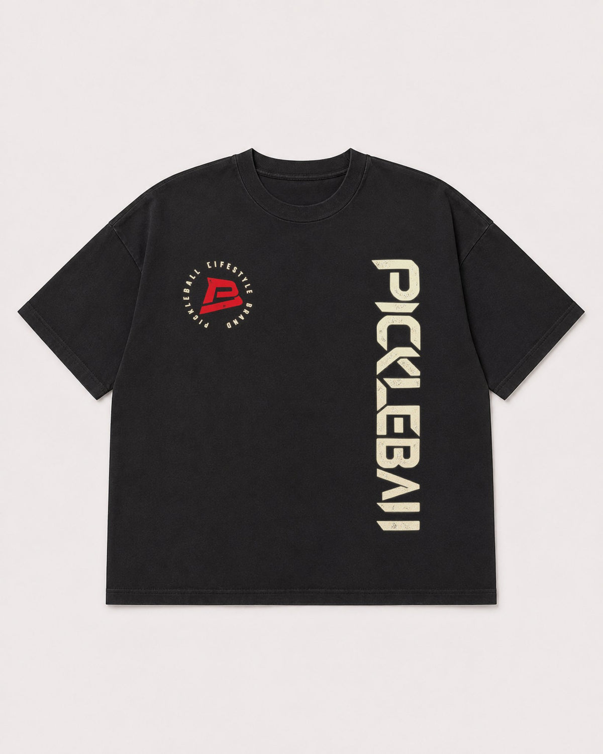 Mockup Boxy Heavyweight Tee Black product