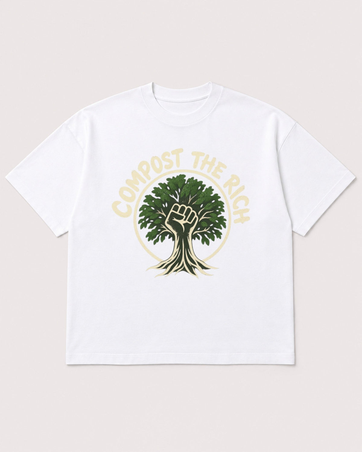 Mockup Boxy Heavyweight Tee White product