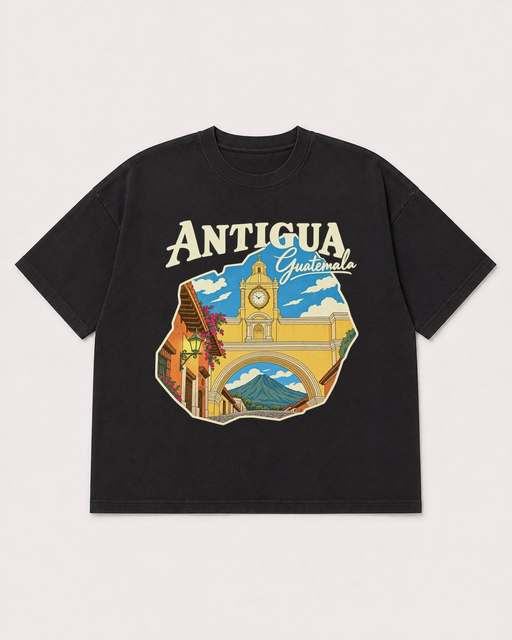 Mockup Boxy Heavyweight Tee Black product