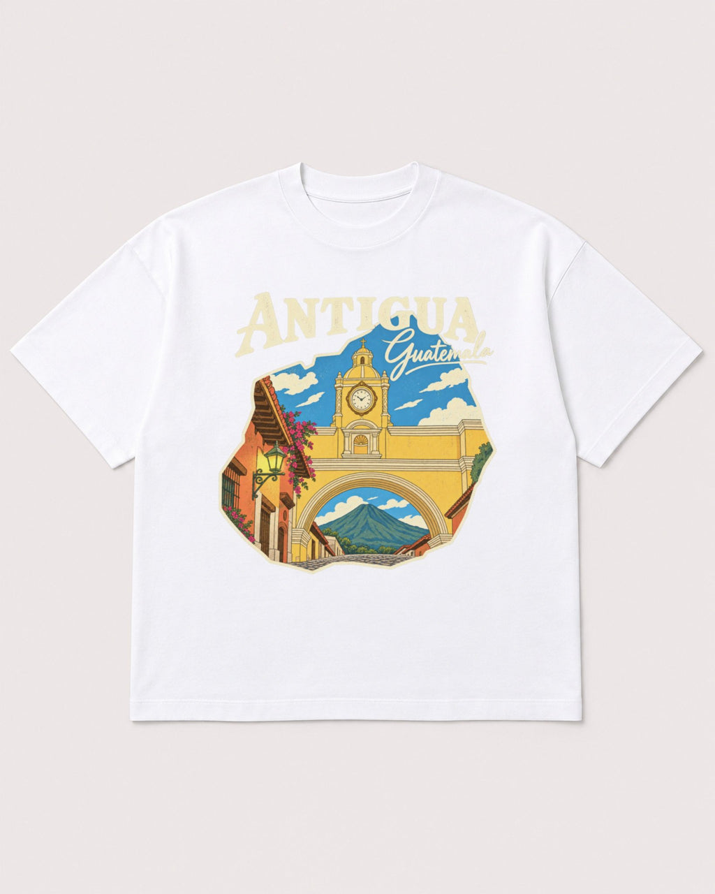 Mockup Boxy Heavyweight Tee White product