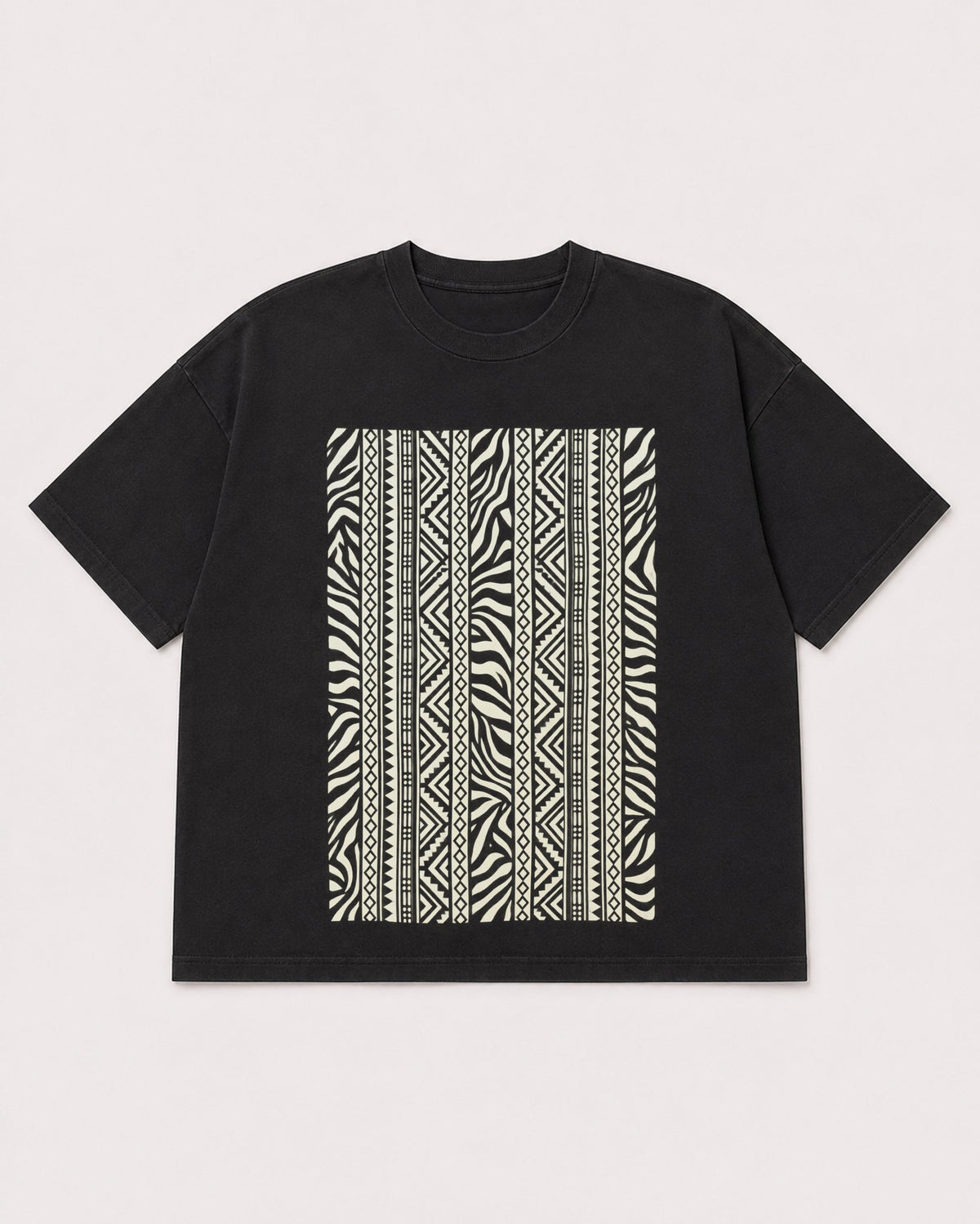 Mockup Boxy Heavyweight Tee Black product