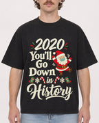 Mockup Boxy Heavyweight Tee Black male close-up 09