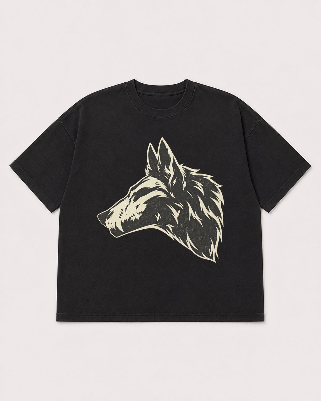 Mockup Boxy Heavyweight Tee Black product
