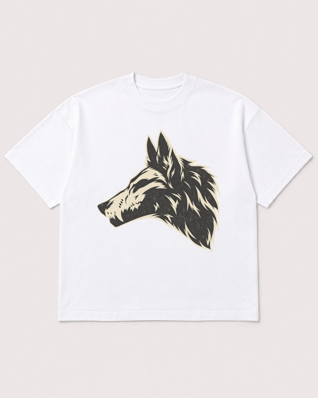 Mockup Boxy Heavyweight Tee White product