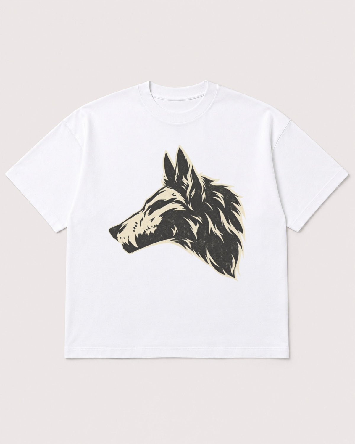 Mockup Boxy Heavyweight Tee White product