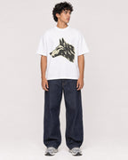 Mockup Boxy Heavyweight Tee White male full-body 26
