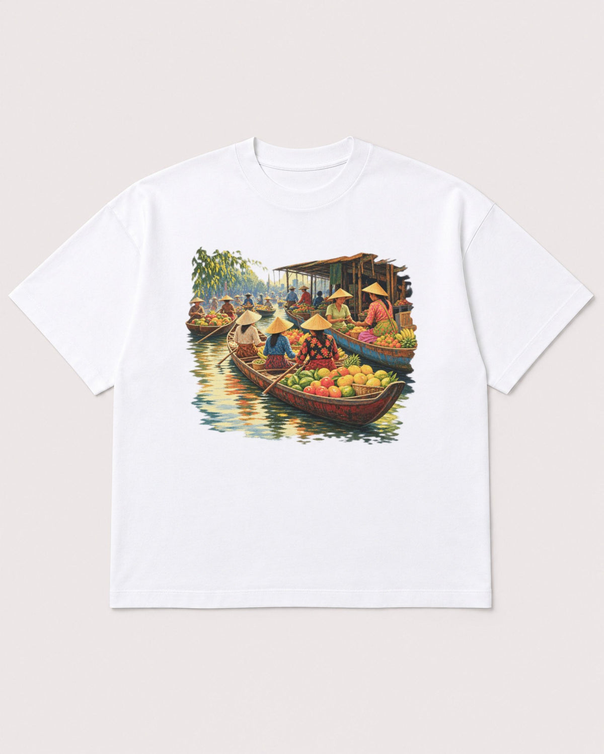 Mockup Boxy Heavyweight Tee White product
