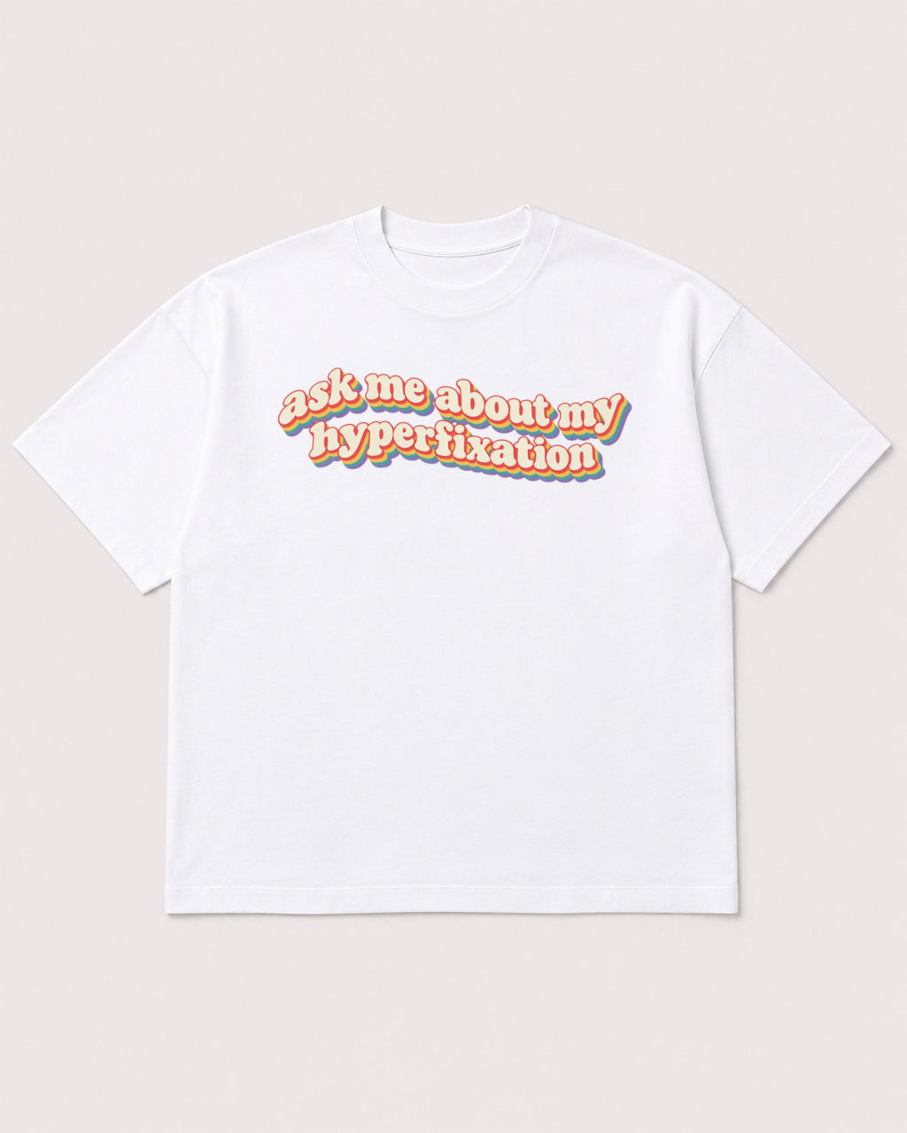 Mockup Boxy Heavyweight Tee White product