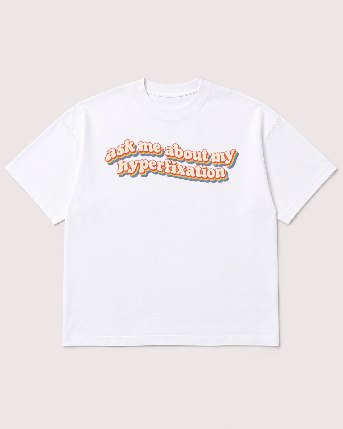 Mockup Boxy Heavyweight Tee White product