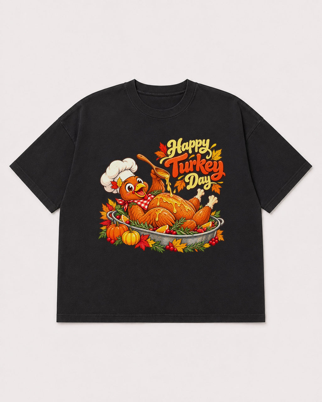 Mockup Boxy Heavyweight Tee Black product