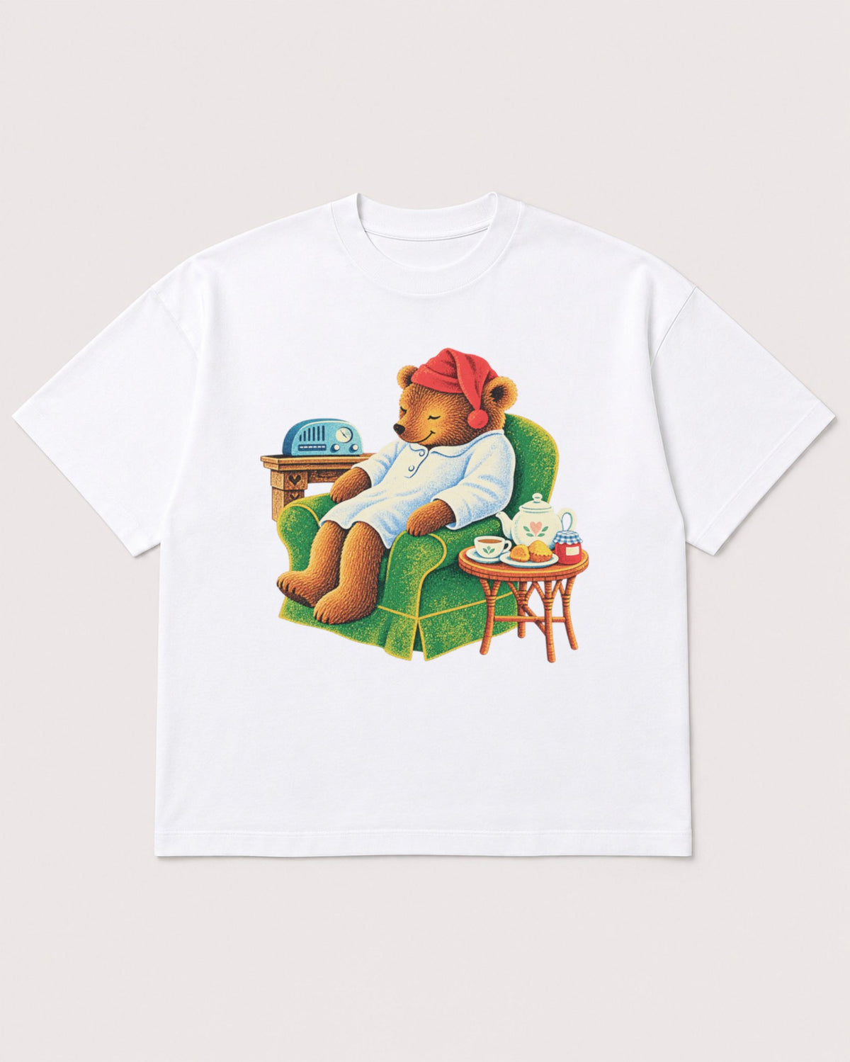 Mockup Boxy Heavyweight Tee White product
