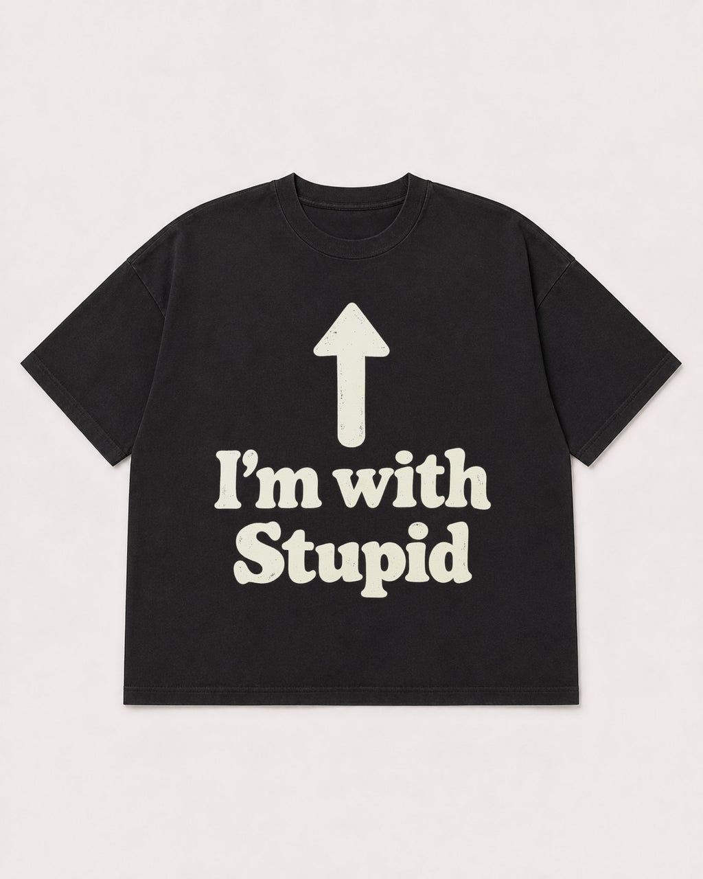 Mockup Boxy Heavyweight Tee Black product