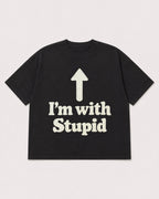 Mockup Boxy Heavyweight Tee Black product