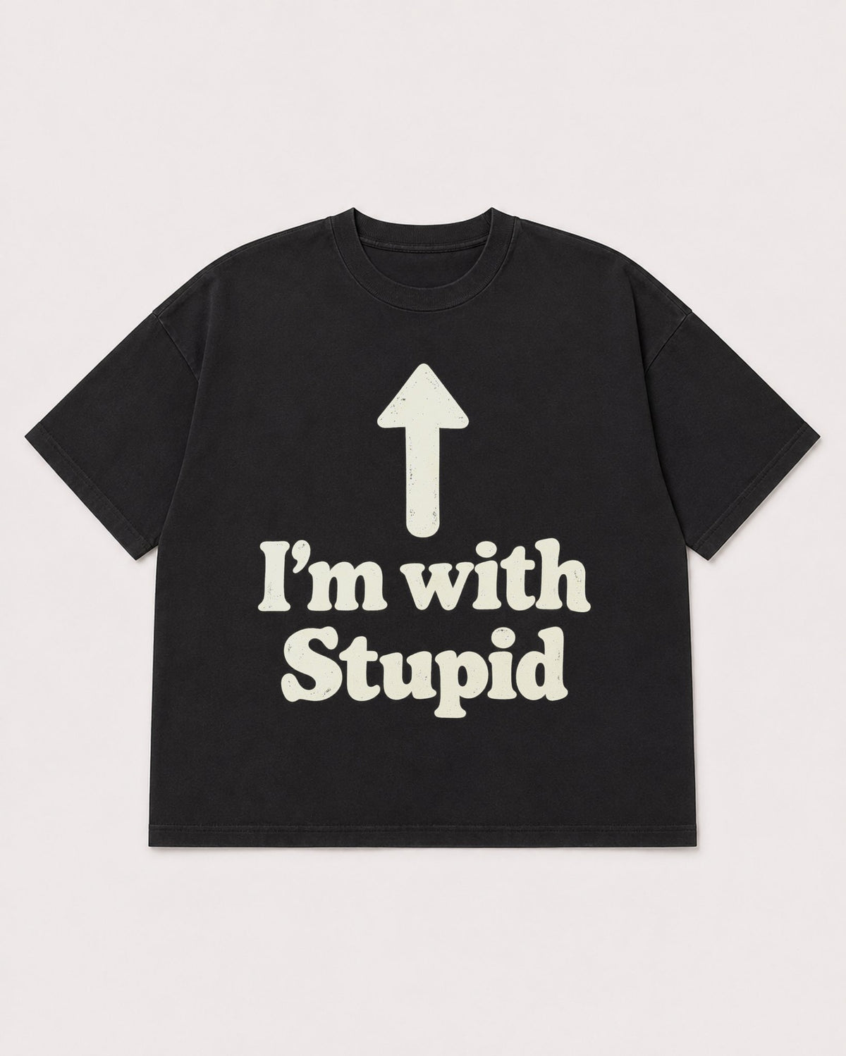 Mockup Boxy Heavyweight Tee Black product